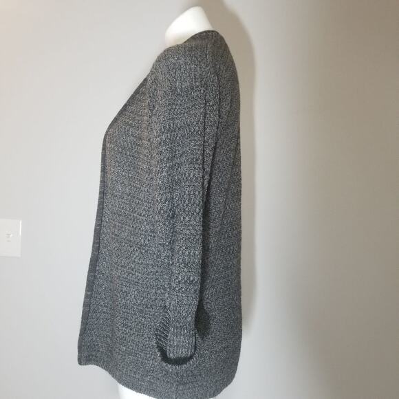 Boohoo Grey Open front Sweater - Picture 4 of 7